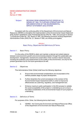 denr cenro meaning|DENR ADMINISTRATIVE ORDER No. 37 .